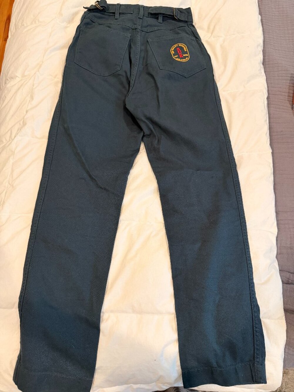 SUK Workwear Plain Pants AU6 US2 Green NEW